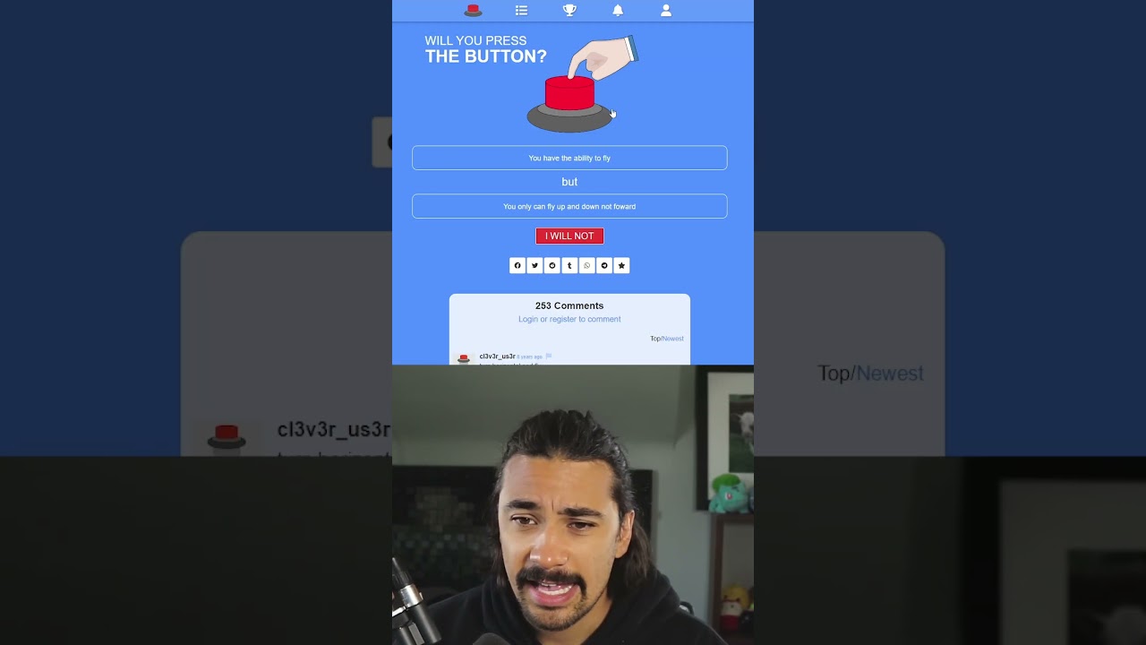 Would you Press The Button IF... #shorts