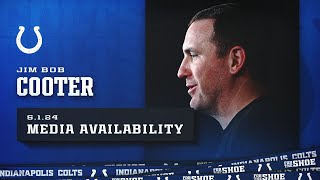 May 1, 2024 | Jim Bob Cooter Media Availability by Indianapolis Colts 5,547 views 13 days ago 14 minutes, 38 seconds