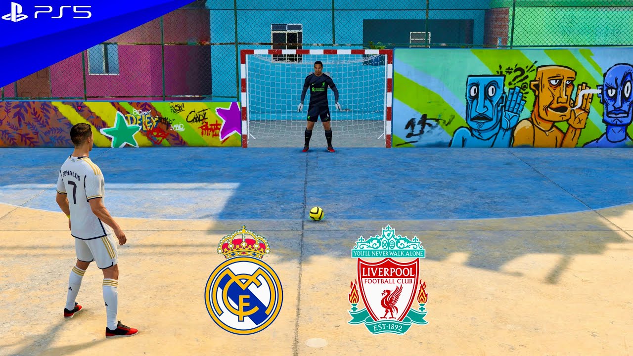 FC 26 VOLTA FOOTBALL | RONALDO MESSI NEYMAR MBAPPE HAALAND SALAH | REAL MADRID VS LIVERPOOL - PS5