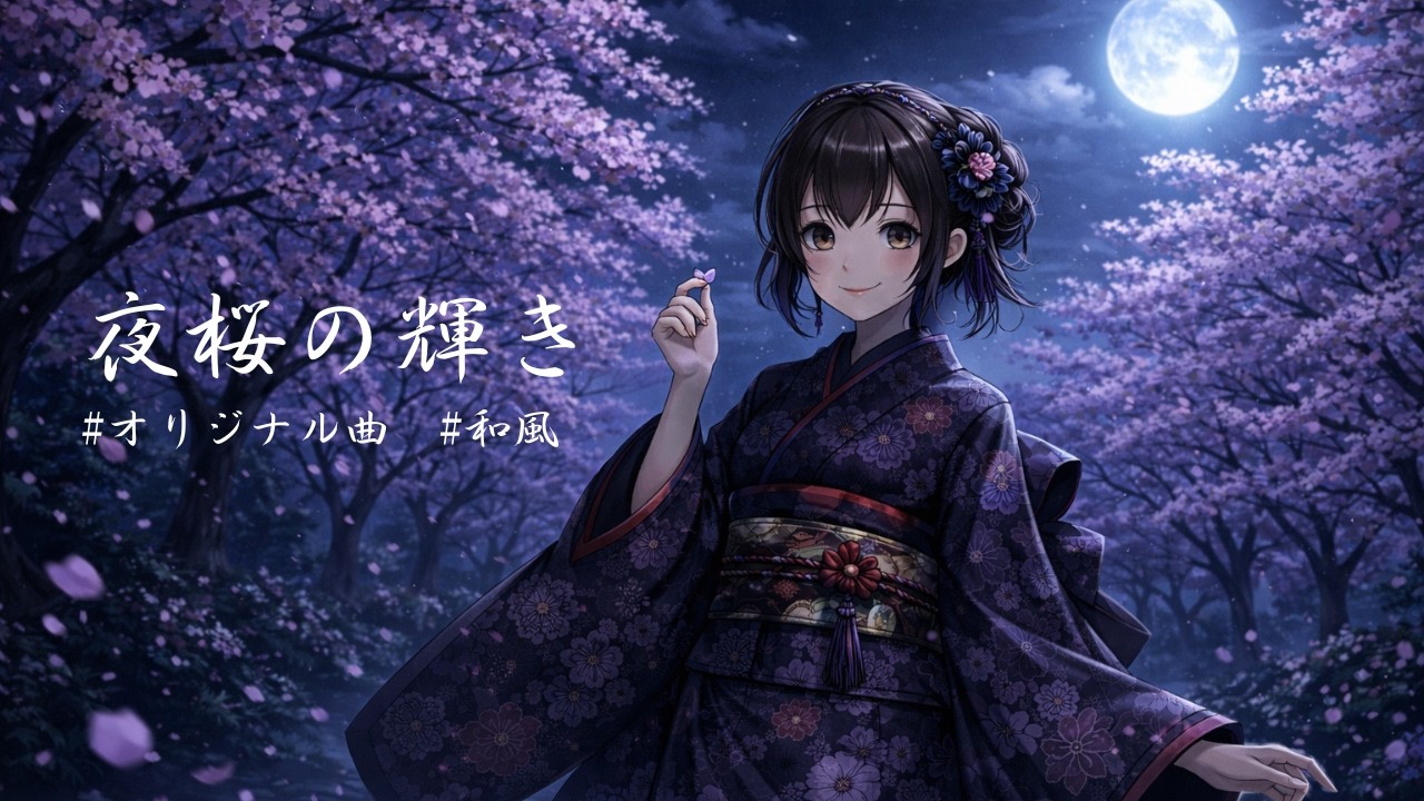 【和風×幻想】夜桜の輝き【ゲーム音楽風オリジナル曲】