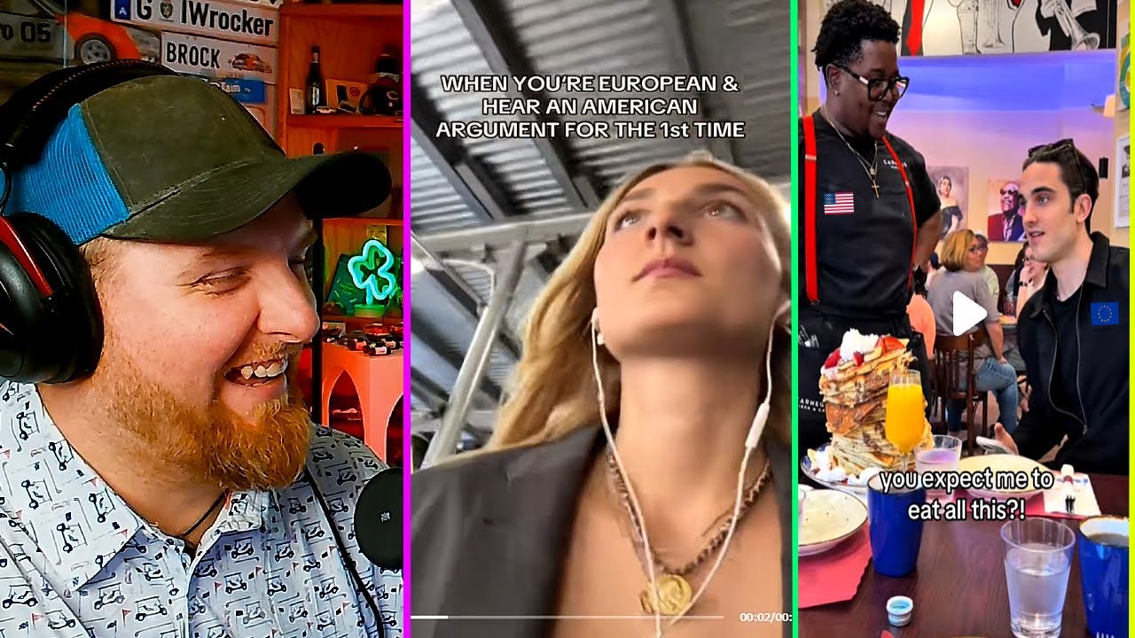 20 Minutes of Confused Europeans in the USA.. 🤣😂