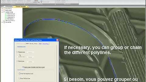 3DReshaper -  extract  and reconstruct sharp line / extraire et reconstruire une arête vive