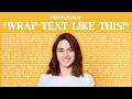 How to Wrap Text Around Shapes & Images in Photoshop (Step-by-Step)