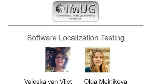 Software Localization Testing :: IMUG 2017.05.18