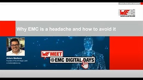 WE meet @ EMC Digital Days 2021: Why EMC is a headache and how to avoid it