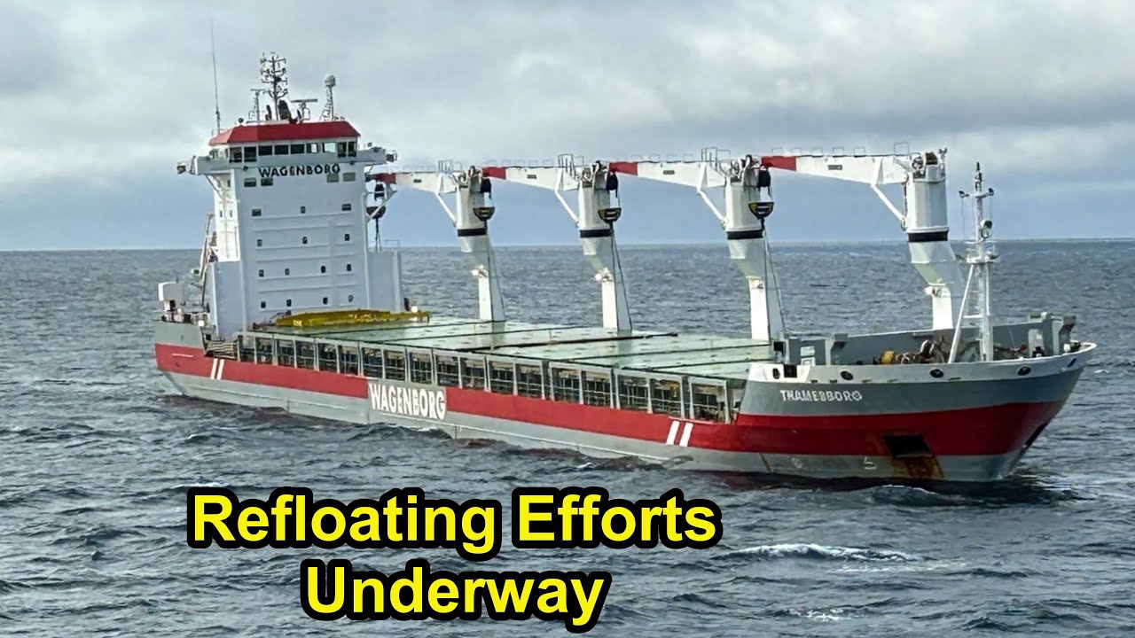 На этой неделе будут предприняты попытки снять с мели судно, севшее на мель в канадской Арктике.