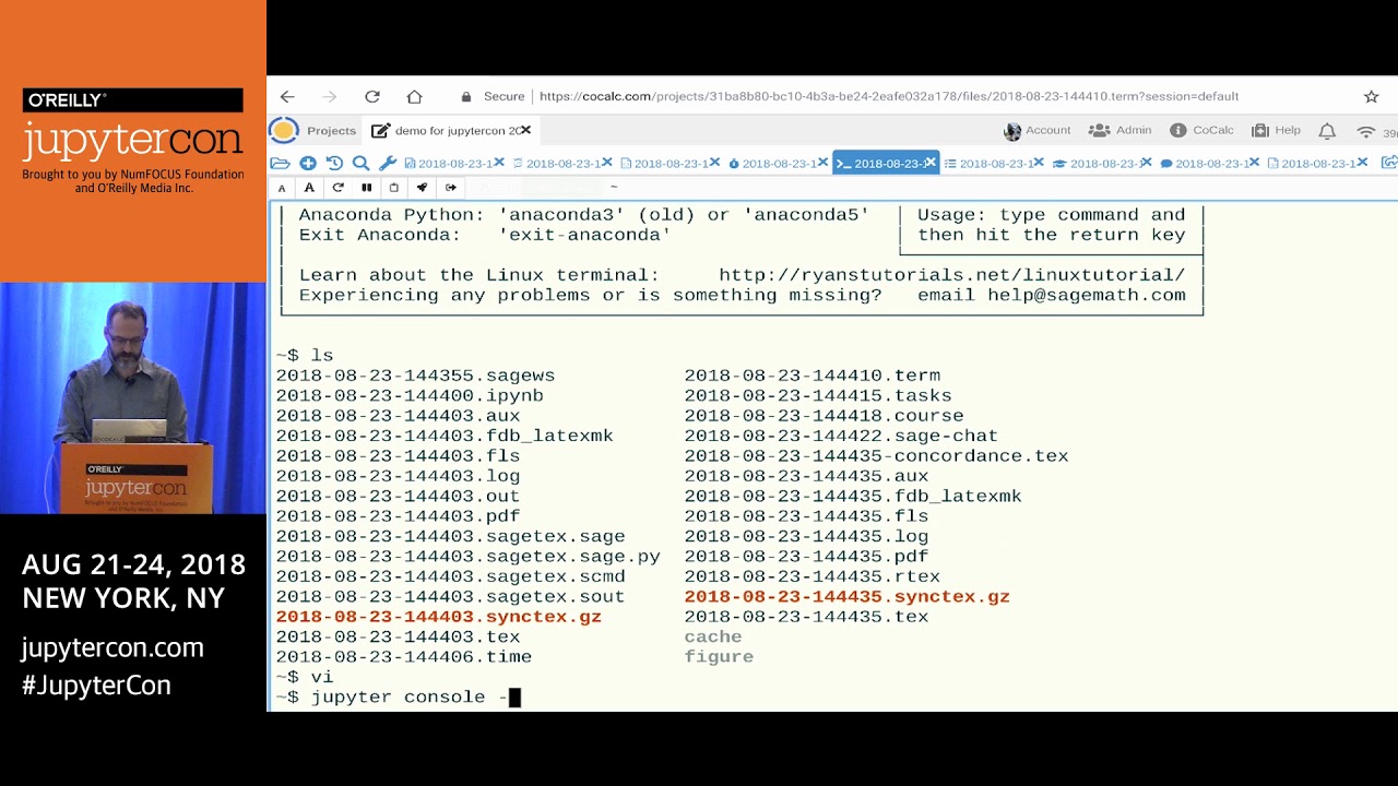 Image from Real-time collaboration with Jupyter notebooks using CoCalc- William Stein (SageMath, Inc)