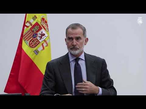 Reuni&oacute;n del comit&eacute; de crisis de seguimiento de los efectos de la DANA , presidida por el Rey
