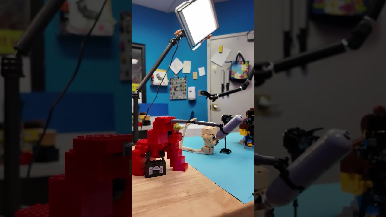 I built a LEGO production crew