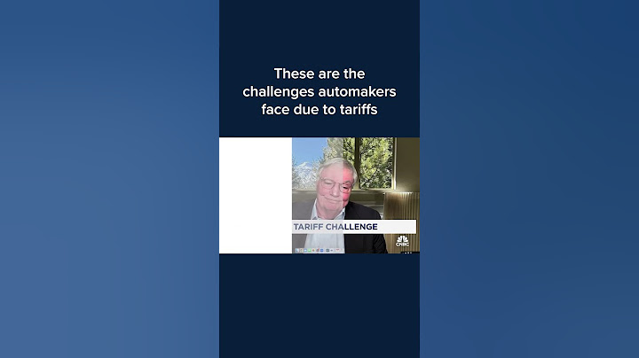 These are the challenges automakers face due to tariffs