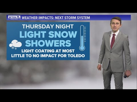 Cold and breezy to end New Year's Day, scattered snow showers continue ...
