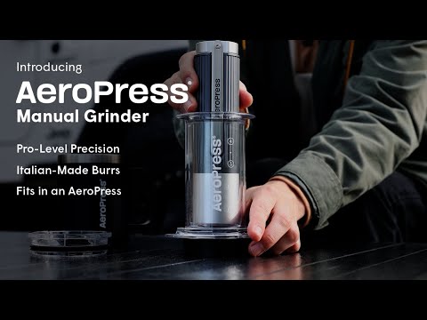 Introducing the AeroPress Manual Coffee Grinder | Pro-Level Precision, Anywhere You Brew