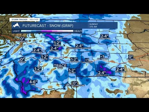 More rain or snow in the forecast for SW Montana - YouTube