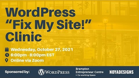 Brampton #WordPress Meetup | October 27, 2021 | Christina Gwira