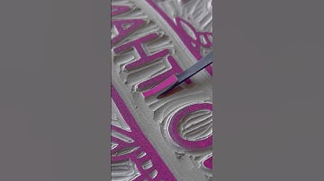 “No Thanks” Linocut Print Process 💖✨ #art #artist #satisfying #carving #linocut #printmaking