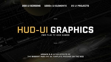 HUD User Interface Graphics Pack - After Effects Template