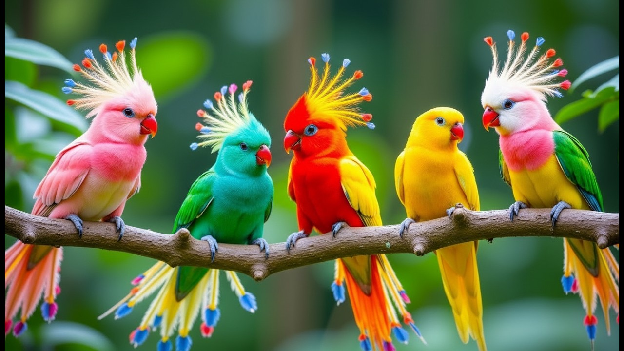 🌼 Gentle Piano Music with Bird Sounds Soothing Nature Ambience for ...