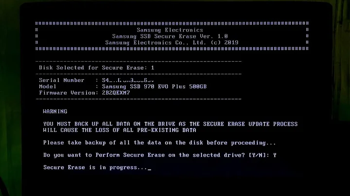 How to Securely Erase an SSD, Samsung EVO PRO Plus NVMe M 2 SSD Secure Erase Windows 10