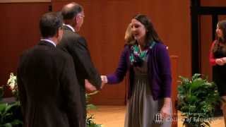 The UGA College of Education Fall 2013 Convocation Ceremony