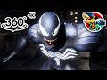 360° Scary Venom Chasing | 360 Video 4k