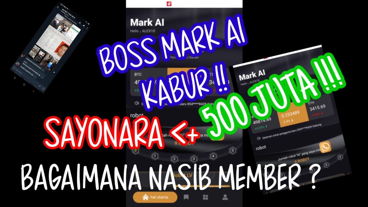 BOSS MARK AI KABUR ? - YouTube
