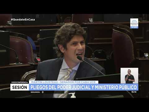 SDOR. MARTÍN LOUSTEAU - SESIÓN ESPECIAL 05-11-20