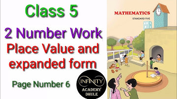 2 Number work I Place value and Expanded Form 5th Math chapter 2 Maharashtra State Board Reading