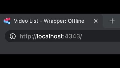how to get wrapper offline on localhost
