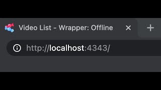 how to get wrapper offline on localhost