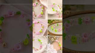 Bracelet making #beadwork #diy #beadedbracelets #aestheticjewelry #craft #bead