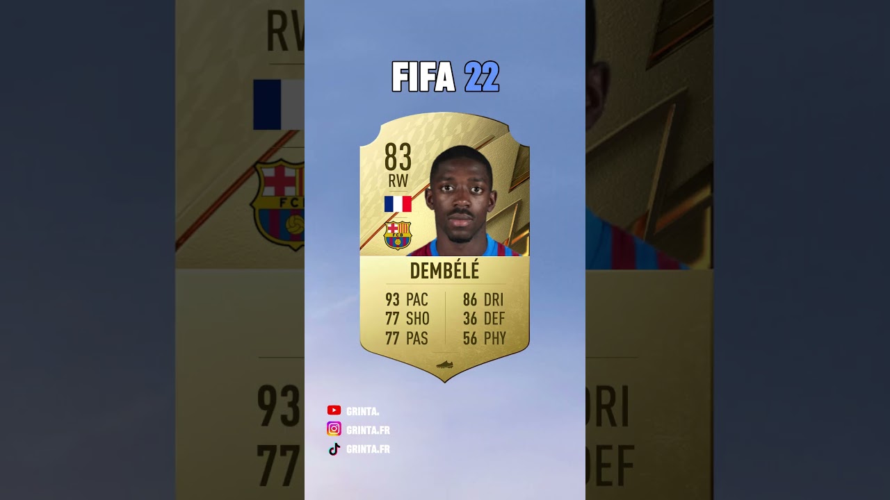 Ousmane Dembélé - FIFA Evolution (FIFA 17 - FC 25) 