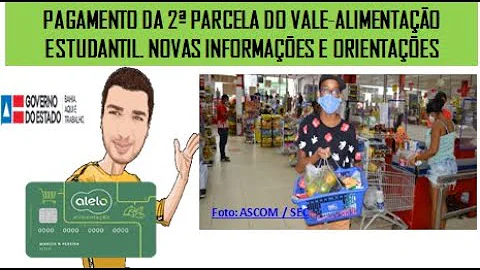 Quando vai cair o vale alimentação da Bahia?