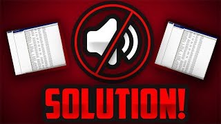 Solution to fixing No Audio Device