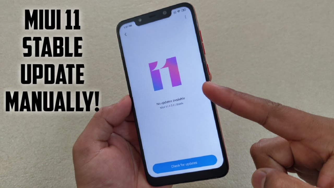 Poco F1 MIUI 11 Stable Update how to install Manually? - YouTube