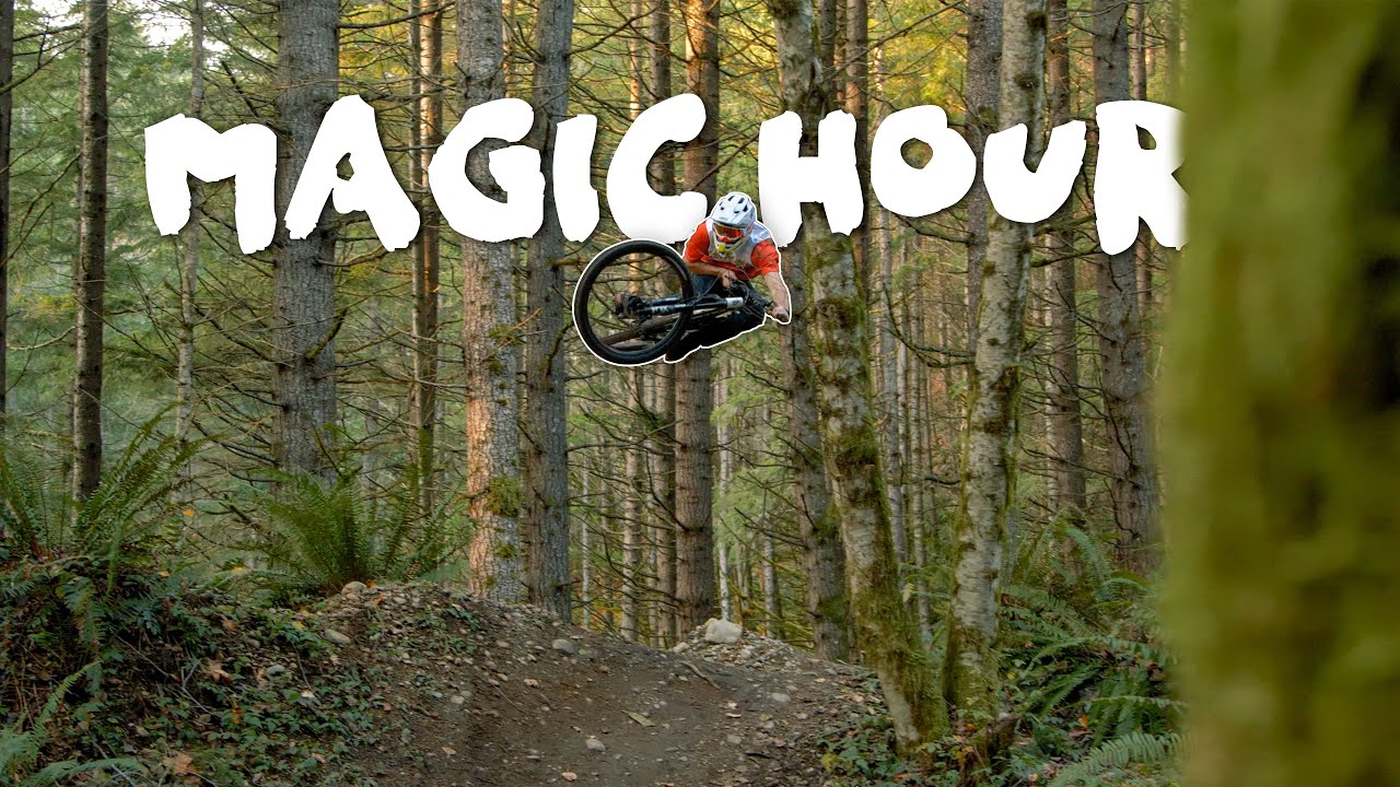 Mountain Bike Filming at Tokul for Golden Hour