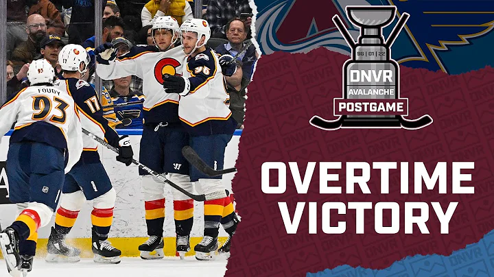 Mikko Rantanen pulls out crazy win for the Avalanche over St Louis | DNVR Avalanche Postgame