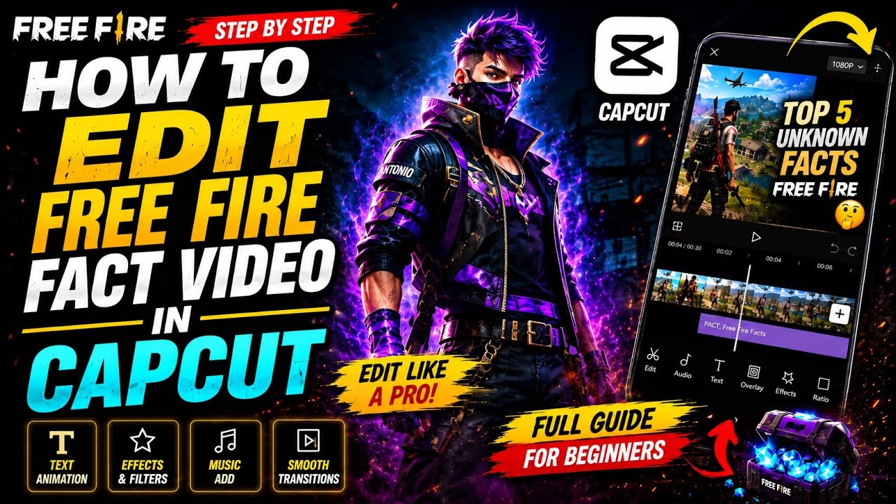 How To Edit Free Fire Fact Video In CAPCUT @HIGH2LOW_GAMER - YouTube