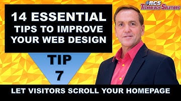 Website Design Boston, 14 Website Design Tips, Tip #7 Let Visitors Scroll YOur HomePage