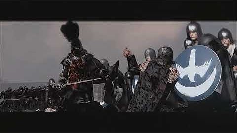 BATTLE OF REDGRASS FIELD l DAEMON BLACKFYRE VS GWAYNE CORBRAY con música nueva