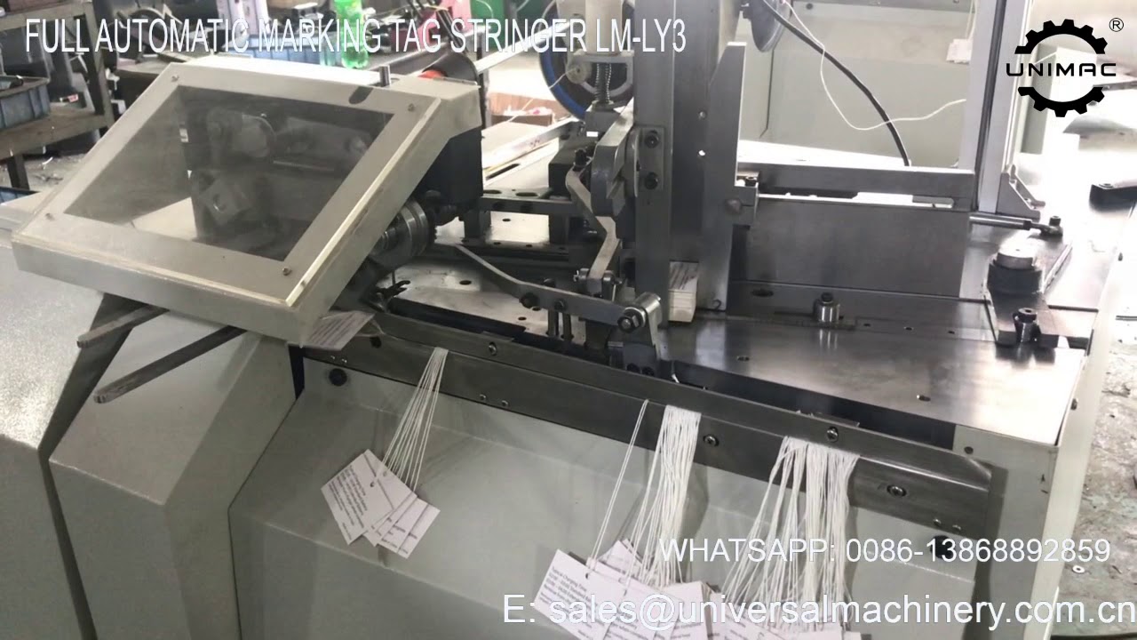 LM-LY3 FULL AUTOMATIC MARKING TAG STRINGER