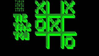 Tic Tac Toe 3D - (1978) - Commodore PET - WIN!