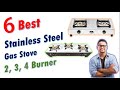 Top 6 Best Stainless Steel Gas Stove 2024 in India 🔥 Best 2 3 &amp; 4 Burner Gas Stove 2024 Price Budge