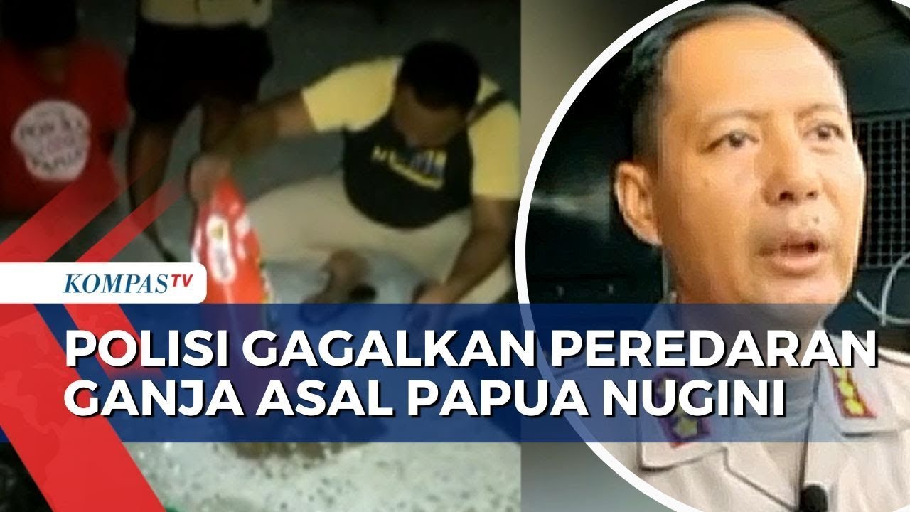 Polisi Gagalkan Peredaran 8 Karung Ganja Asal Papua Nugini