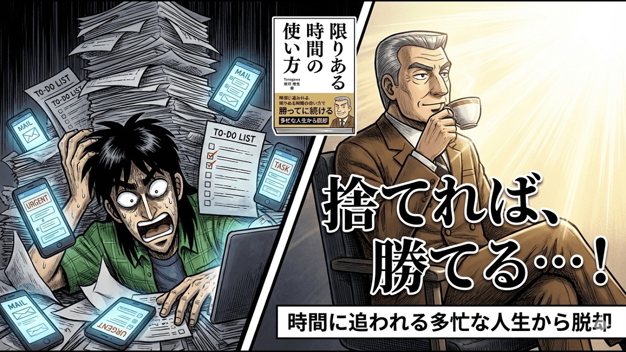 貴様の人生は短い...!多忙と言う名の呪縛から解放されろ...!!!