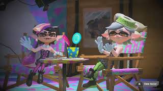 Squid Sisters Wave Before And After Beating Splatoon 3S Single Player