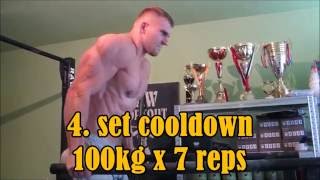 Adam Raw - 100kg dips x 10 reps (x2!!) +bw sets motivation