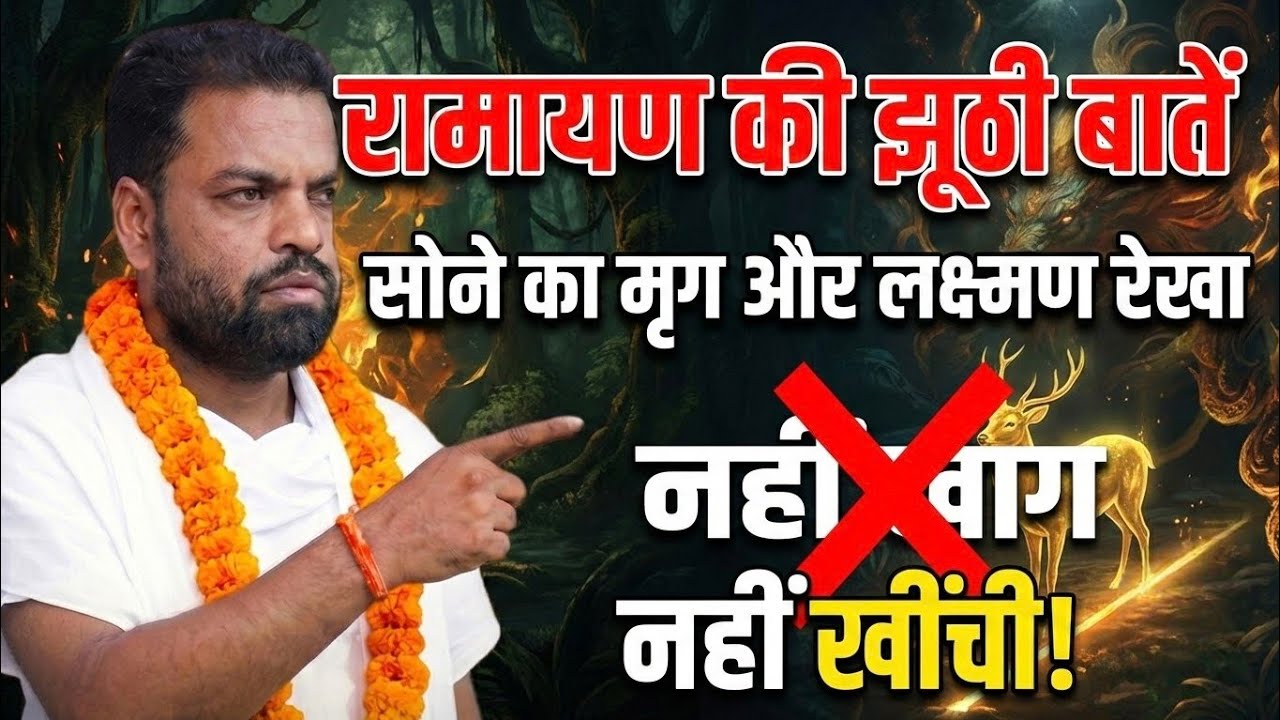 रामायण की झूठी बातेंसोने का मृग और लक्ष्मण रेखानहीं खींची अभय साहेब जी के द्वारा#kabir #abhaysahebji