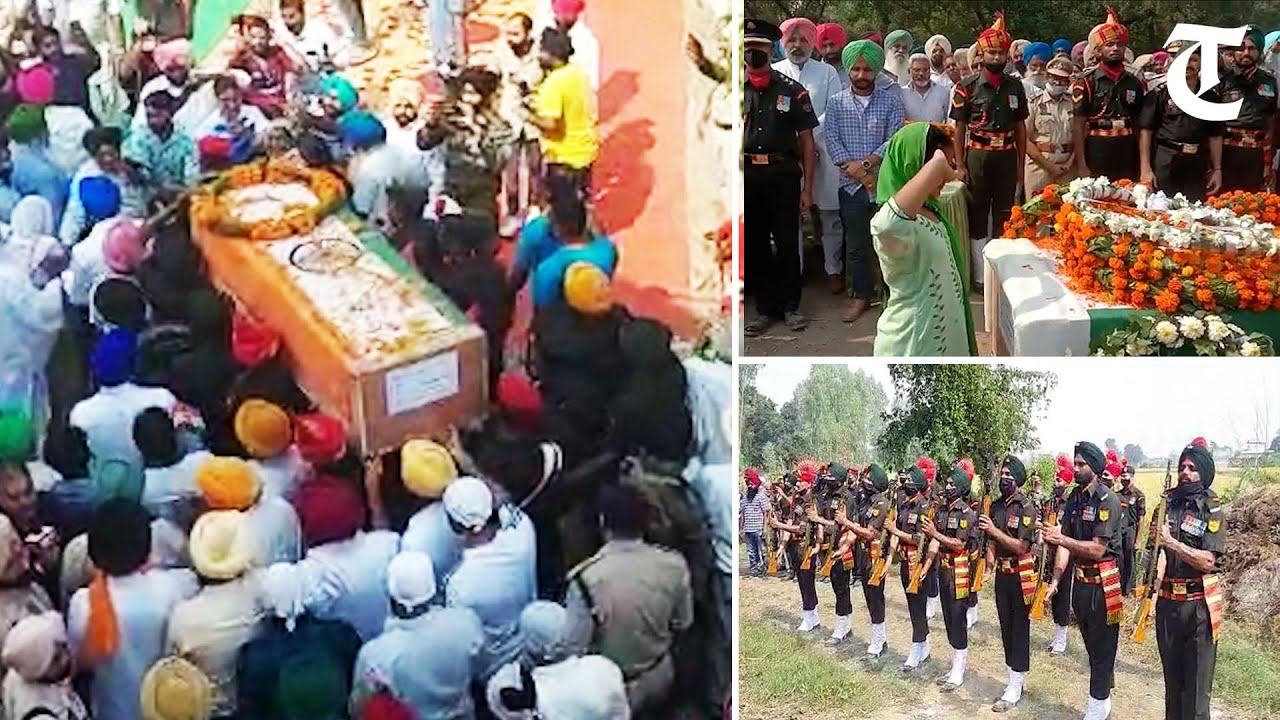Kapurthala: Martyr Naib Subedar Jaswinder Singh cremated with full military honours