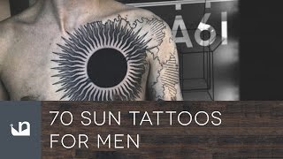 70 Sun Tattoos For Men