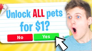 LANKYBOX Tries BUYING EVERYTHING My Friend Touches Challenge In NEW Adopt Me Update! (WENT BROKE)